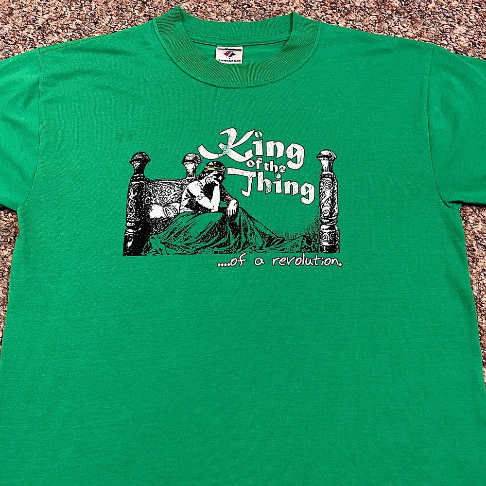 🎸 '01 O.A.R. - OAR - Of A Revolution Vintage King Of The Thing Lyric Crown Tee